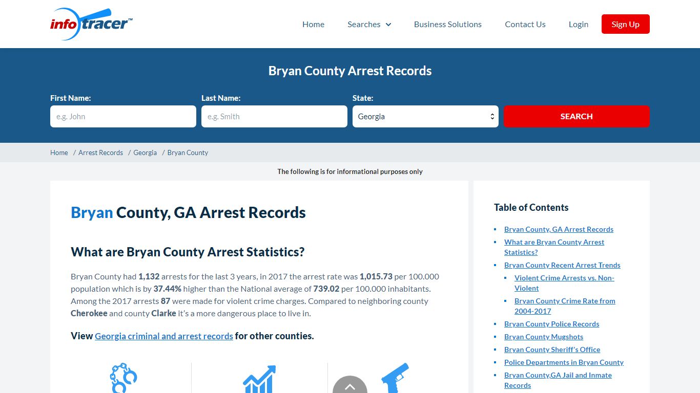 Bryan County, GA Arrests, Mugshots & Jail Records - InfoTracer